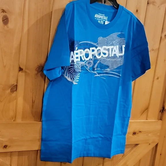 NEW vintage Aeropostale Mens XLARGE XL BLUE - Picture 5 of 6